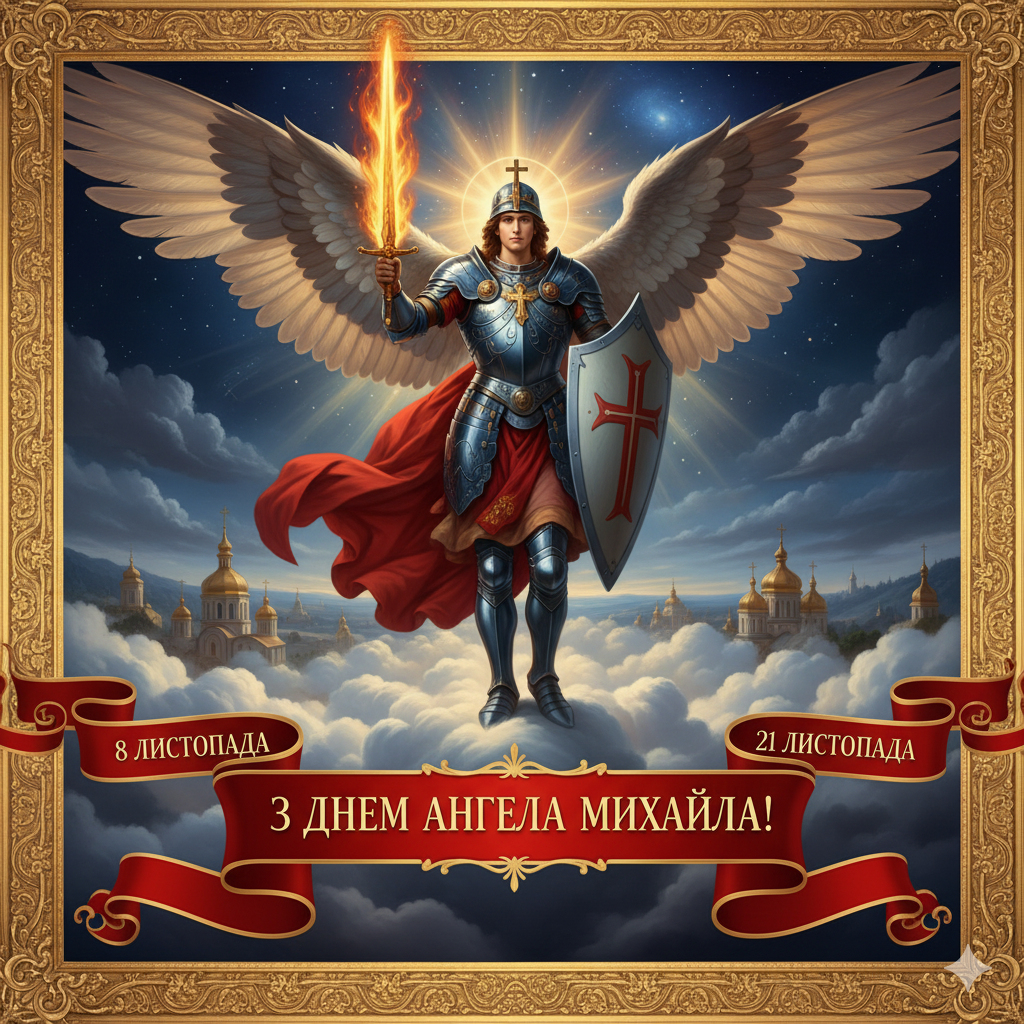 З днем ангела Михайла для віруючого