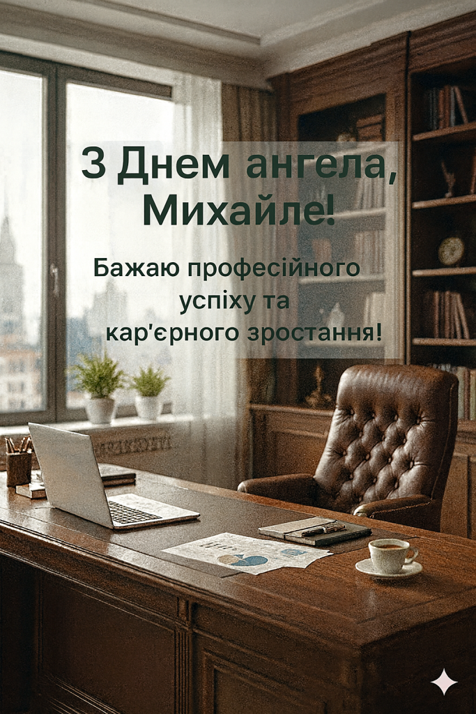 З днем ангела Михайле для колег та керівника
