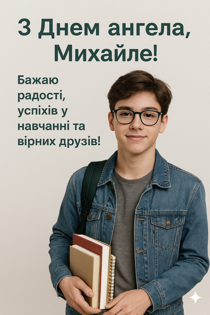 З днем ангела, Михайле для підлітків